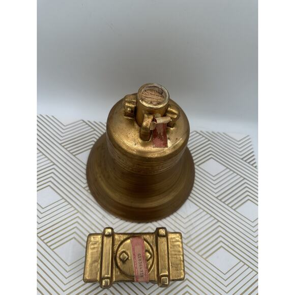 Philadelphia Heritage Whiskey Bicentennial Decanter Liberty Bell 22k Gold 1976 - Picture 4 of 5